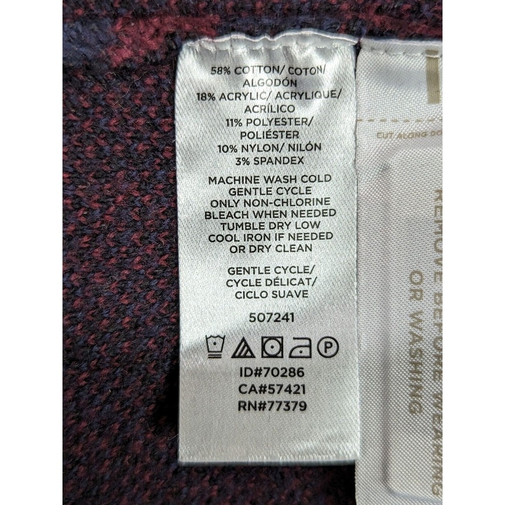 Ann Taylor Turtleneck Sweater Poncho Size XS / S Pullover Knit Cotton Blend - Picture 8 of 8